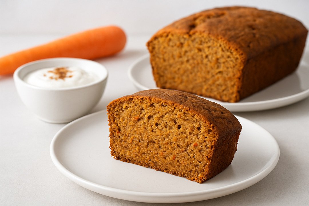 Bizcocho de zanahoria saludable sin azucares