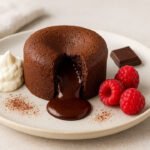 Coulant de chocolate saludable