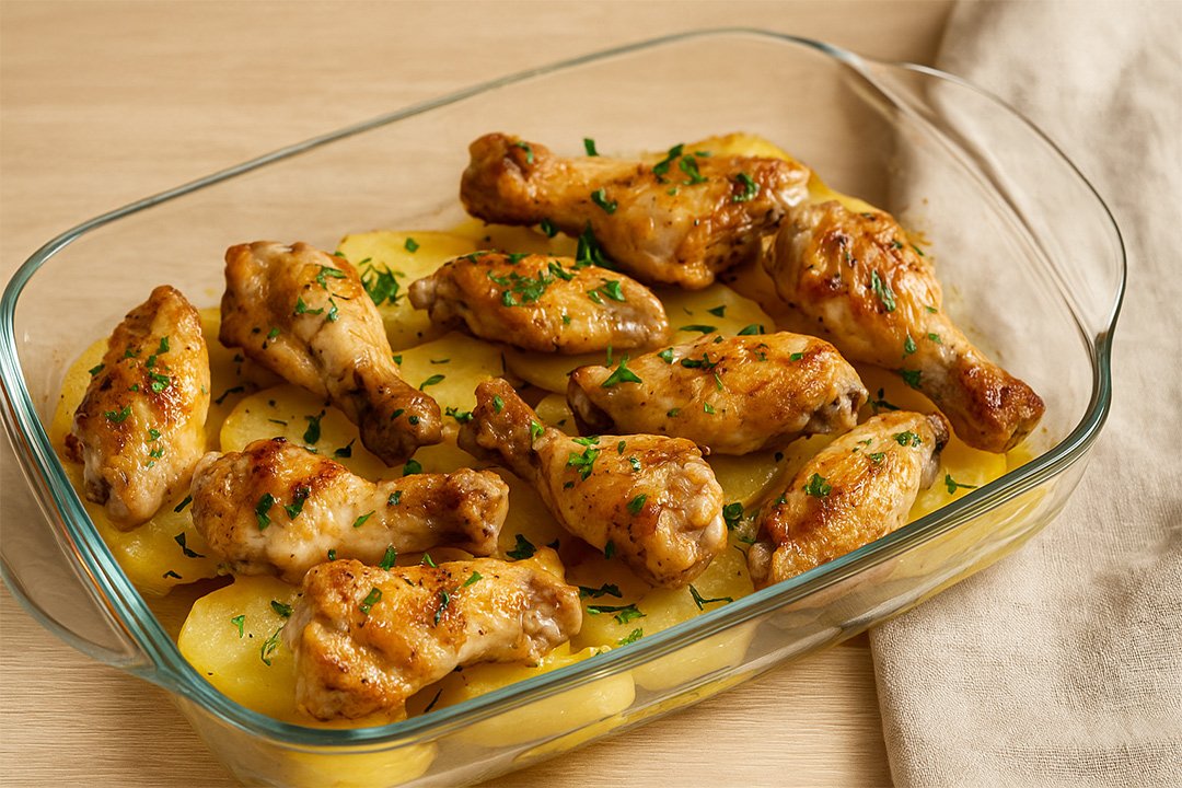 Receta de alitas de pollo al horno