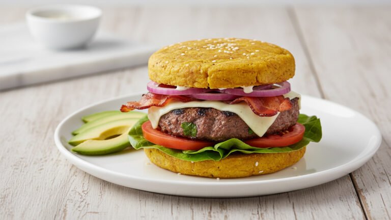 Hamburguesa sin harinas