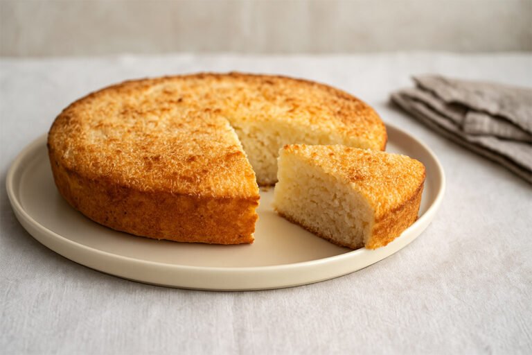 Receta pastel de coco saludable