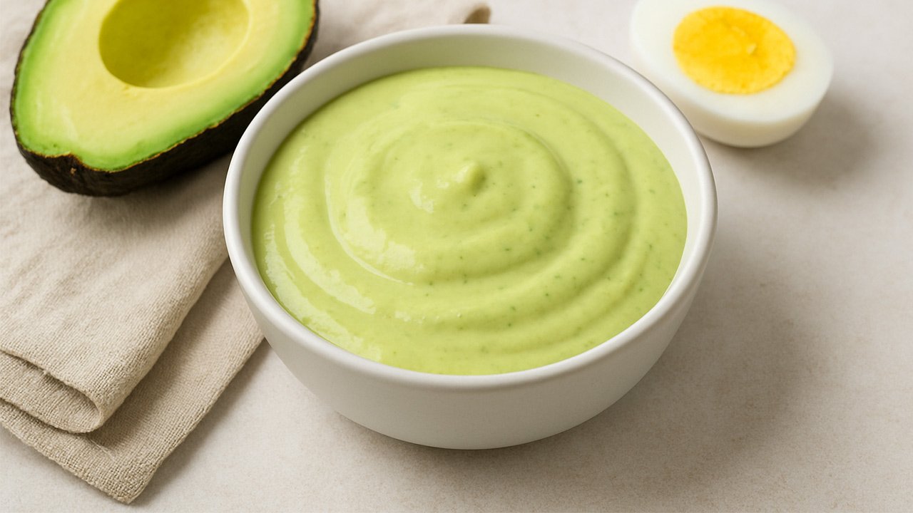 Receta de salsa de aguacate y huevo duro