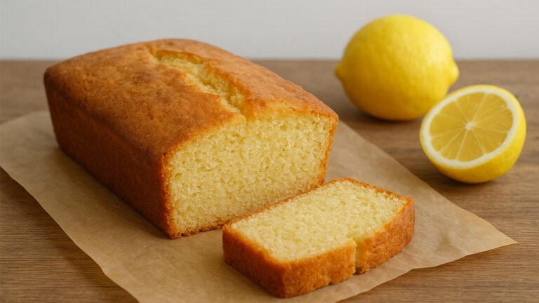 Receta bizcocho de yogur y limon saludable