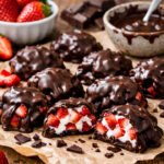 Cluster de fresa y chocolate