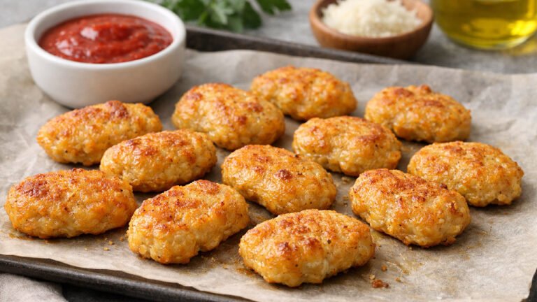 Nuggets de pollo con ingredientes naturales