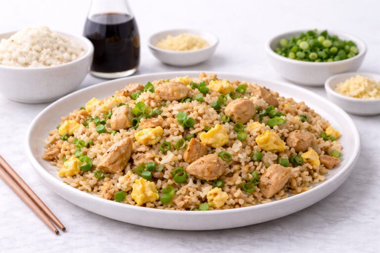 Receta de arroz chaufa peruano