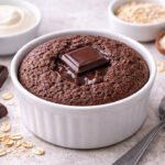 Receta minibizcocho avena y cacao