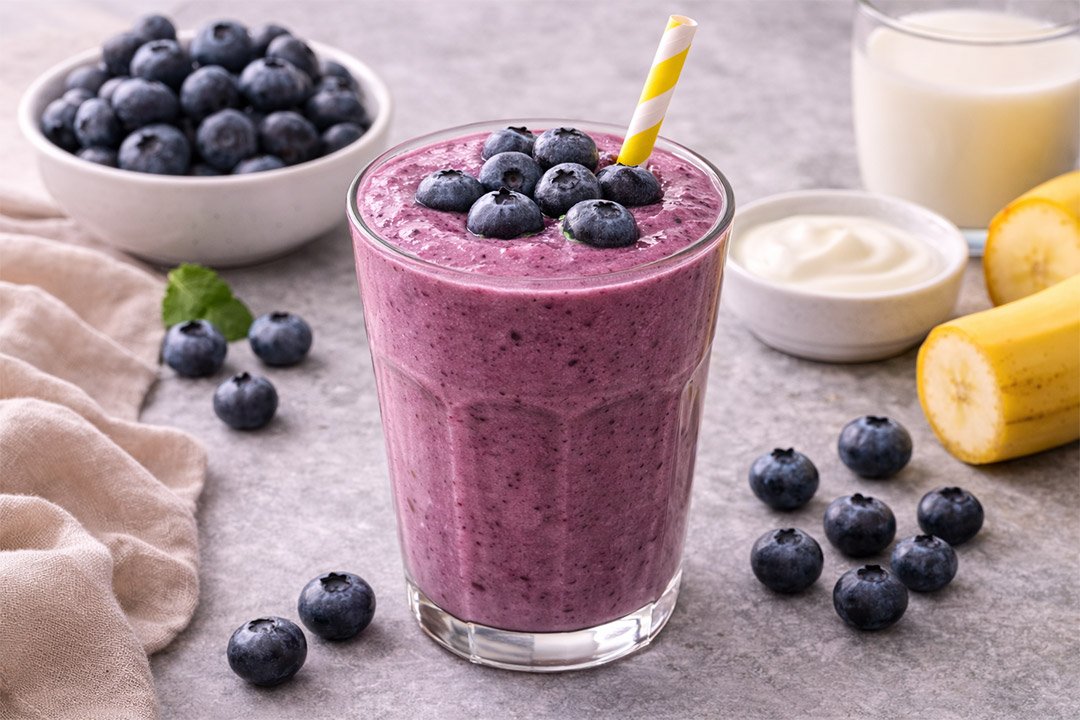 Smoothie de arandanos