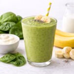 Smoothie de plátano y espinacas